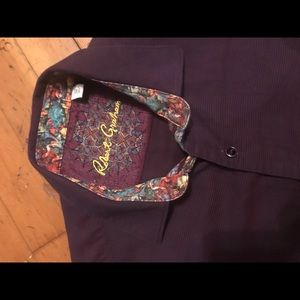 Robert Graham flip cuff cotton shirt